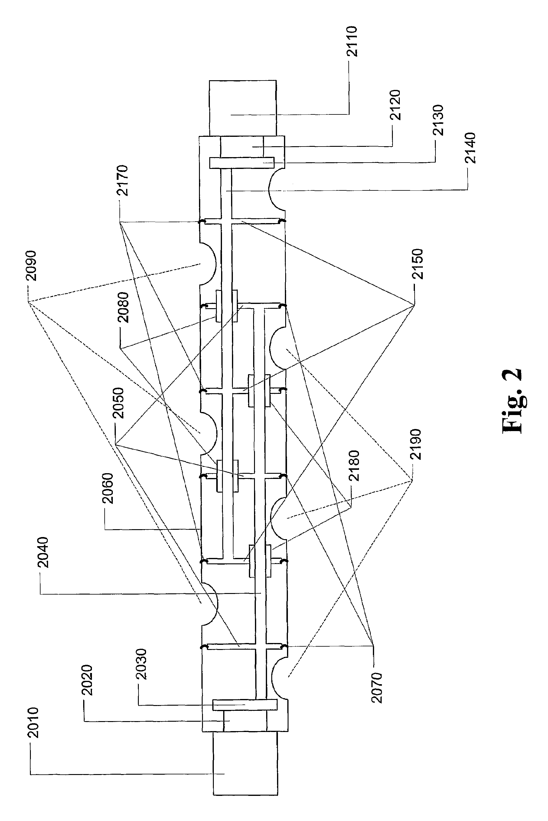 Acoustic transducer comprising a plurality of coaxially arranged diaphragms