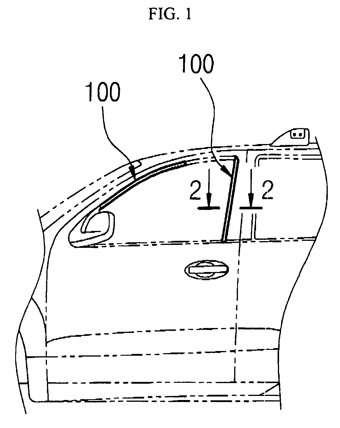 Device for and method of preventing rattling of door window glass for vehicles