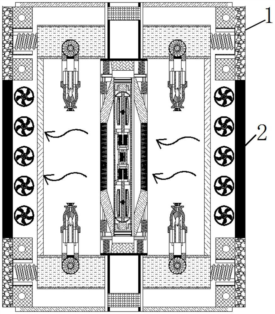 Fine particulate matter ventilation fan equipment based on convection principle