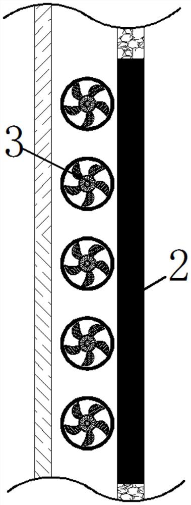 Fine particulate matter ventilation fan equipment based on convection principle