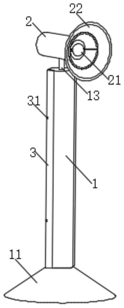 Phantom imaging display stand based on multiple directions