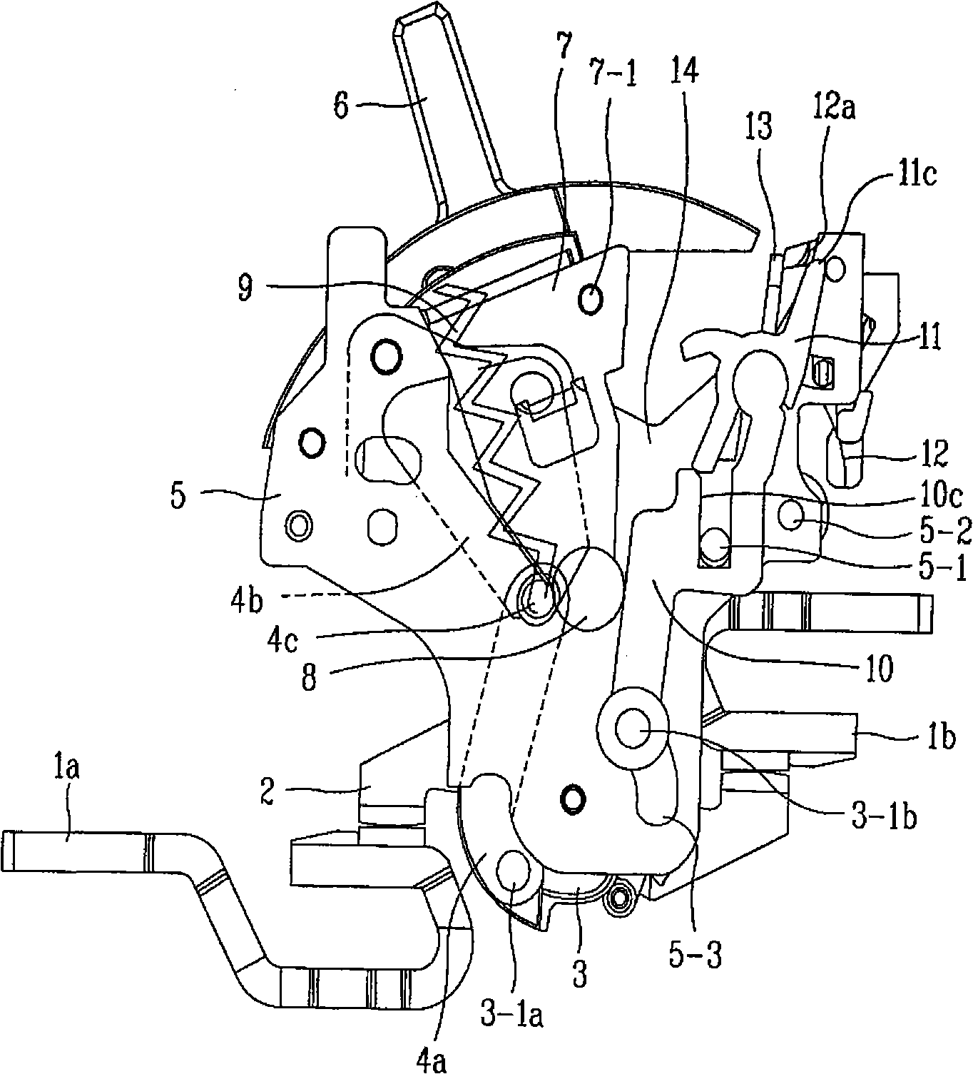 Molded case circuit breaker with contact on mechanism