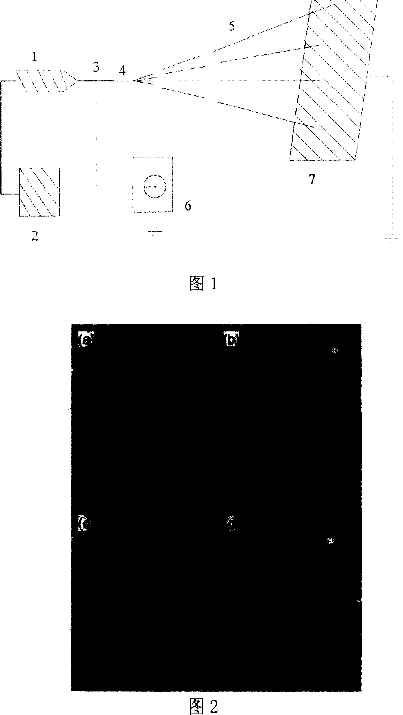 Fibre structure of carbon nano tube/nano oxide nano composite material and preparation method and use thereof