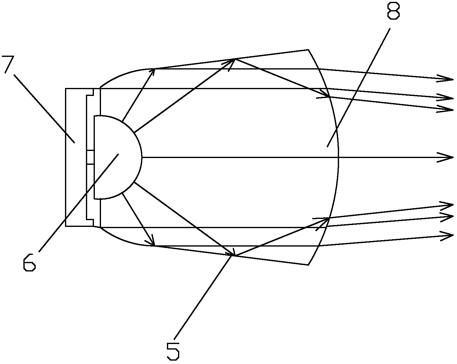 Illumination-bias light-emitting diode (LED) lamp