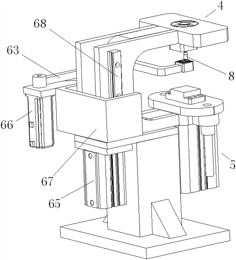 Method and device for bonding stud onto glass