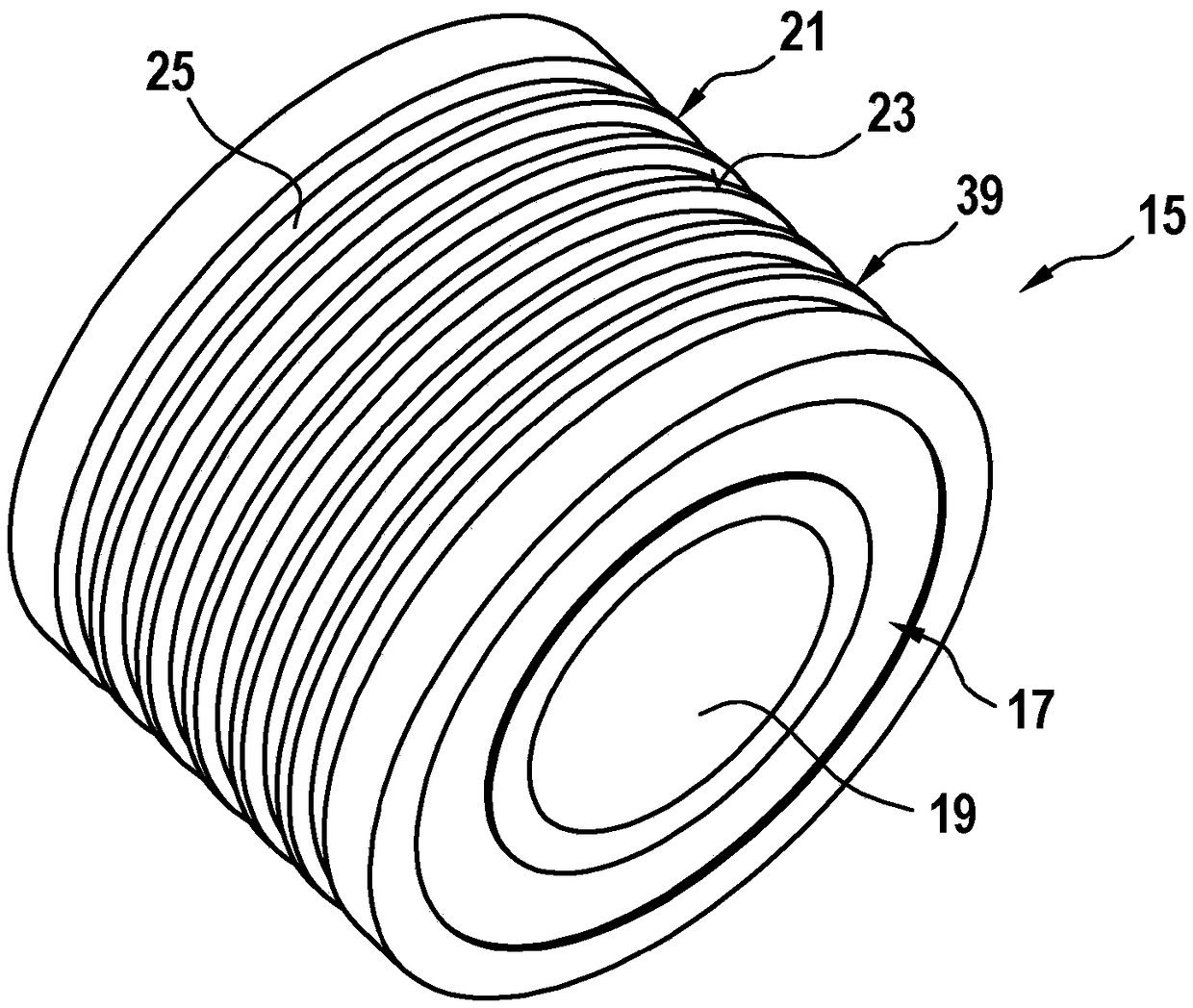 Pulley for an elevator with a friction reducing coating and method for manufacturing same