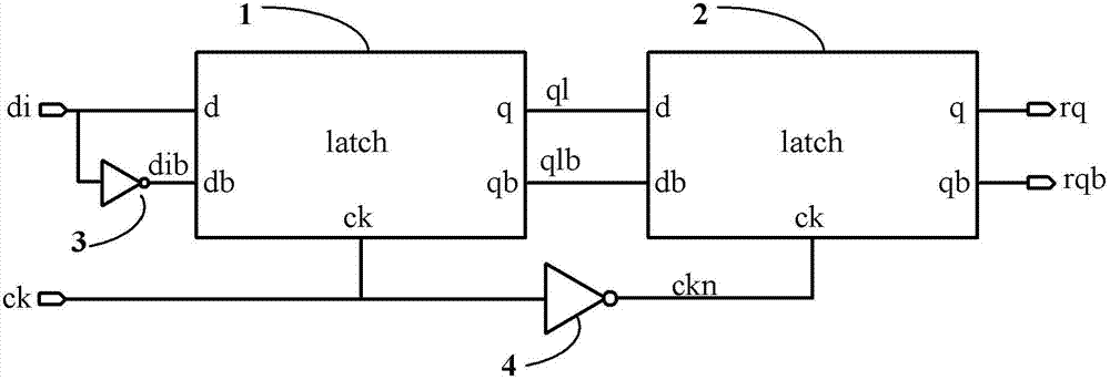 Register circuit for preventing single particle from being overturned