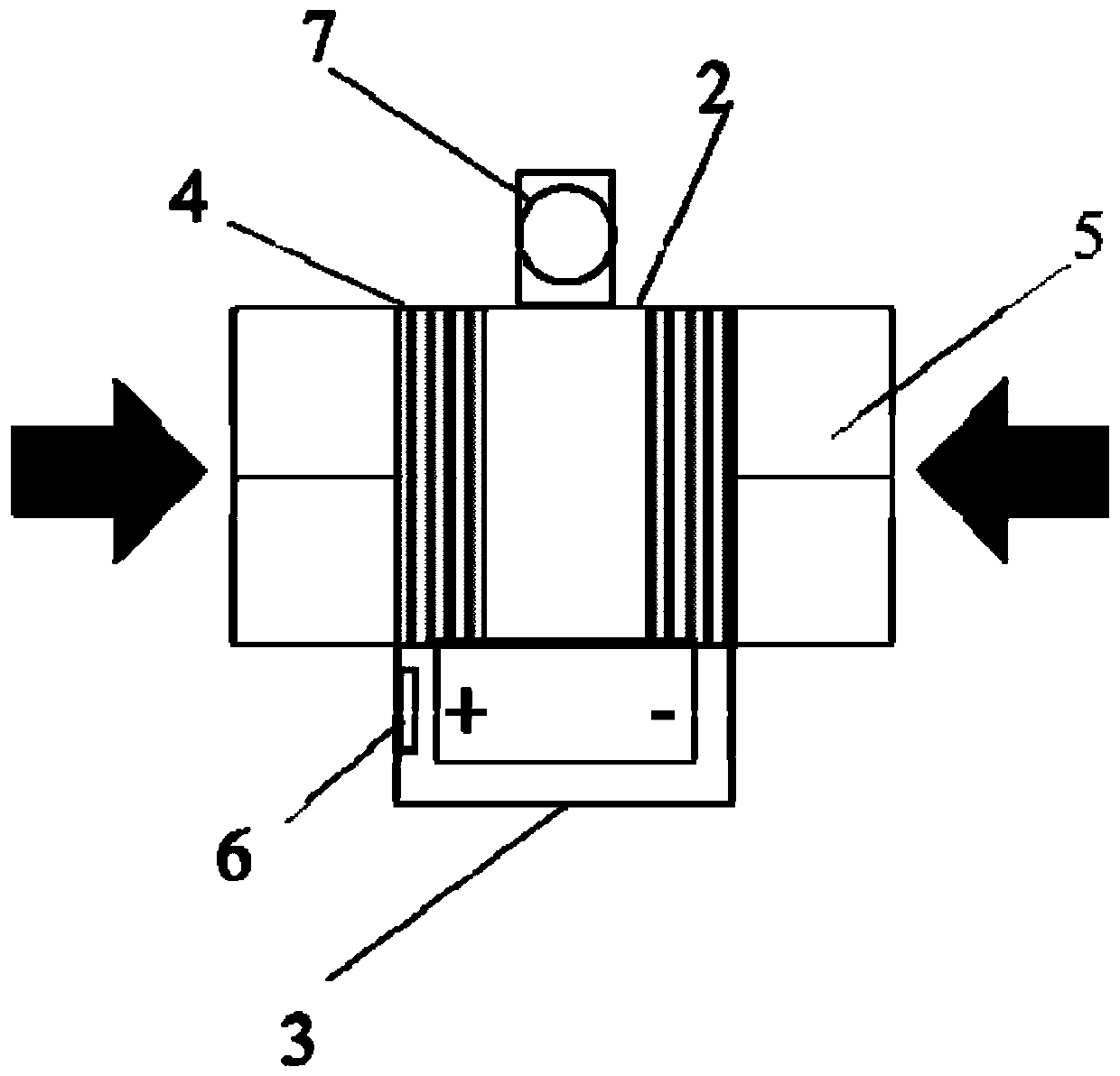 High-voltage electrostatic filtering device of virus prevention and control positive-pressure biological protective clothing