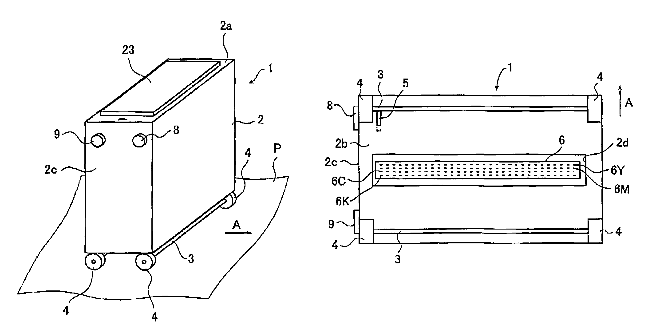 Scanning type printing apparatus