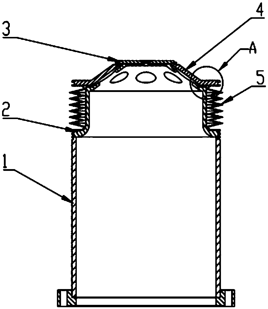 Floating target mechanism for radiation source