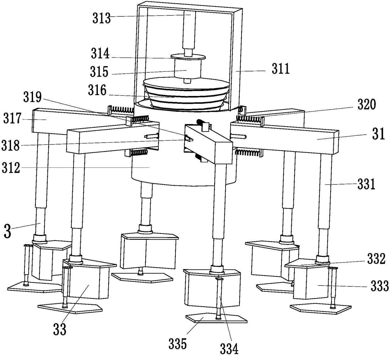 Power distribution cabinet assembling machine