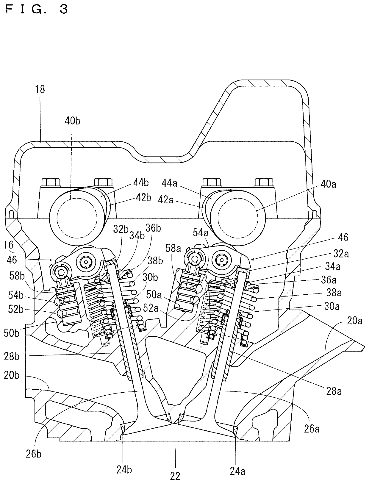 Valve gear and engine