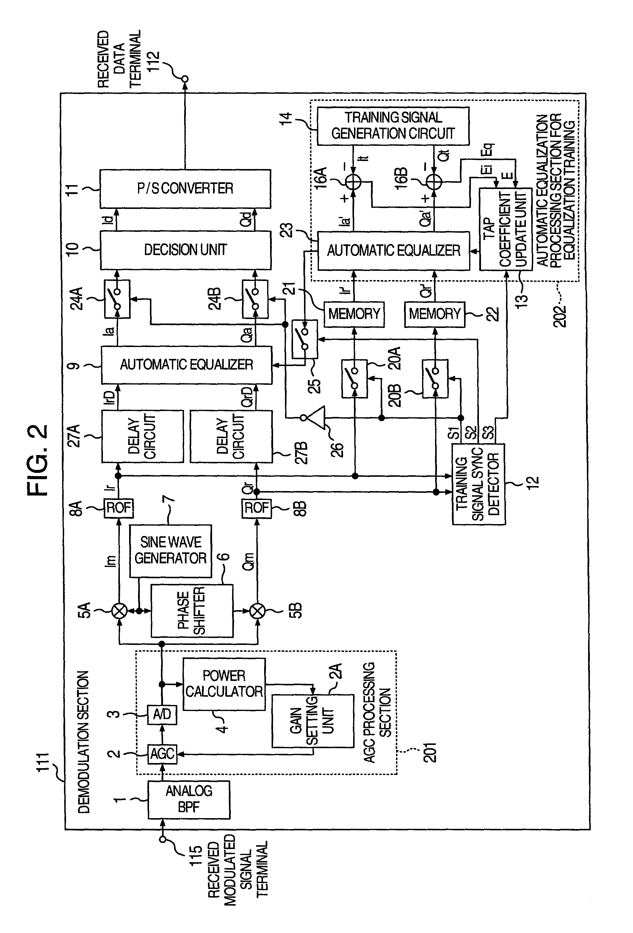 Signal demodulation method and apparatus for reproducing data from received signal