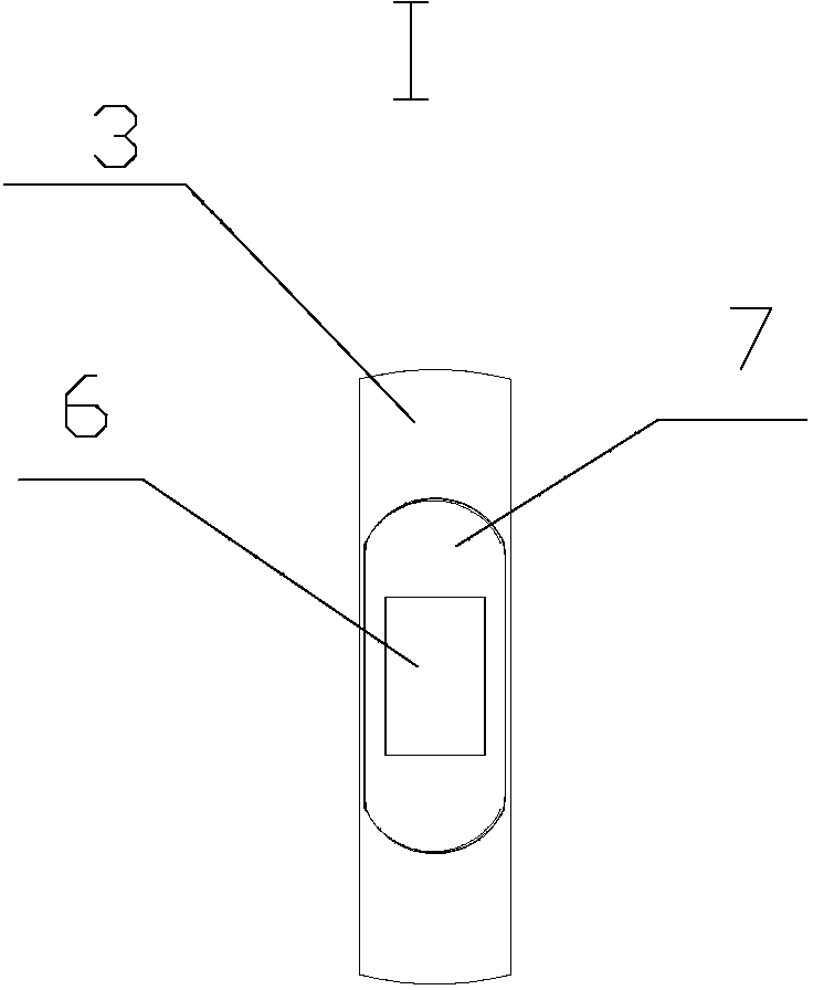 Temperature measuring rod