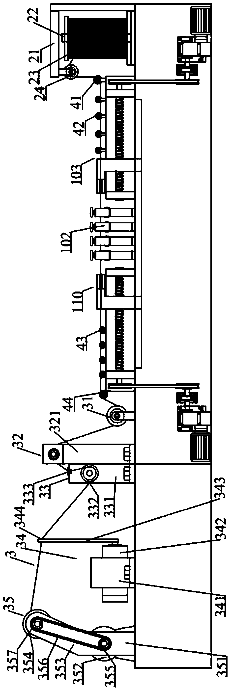 Withstand voltage detection device for high-performance electrical copper wire and working method of device