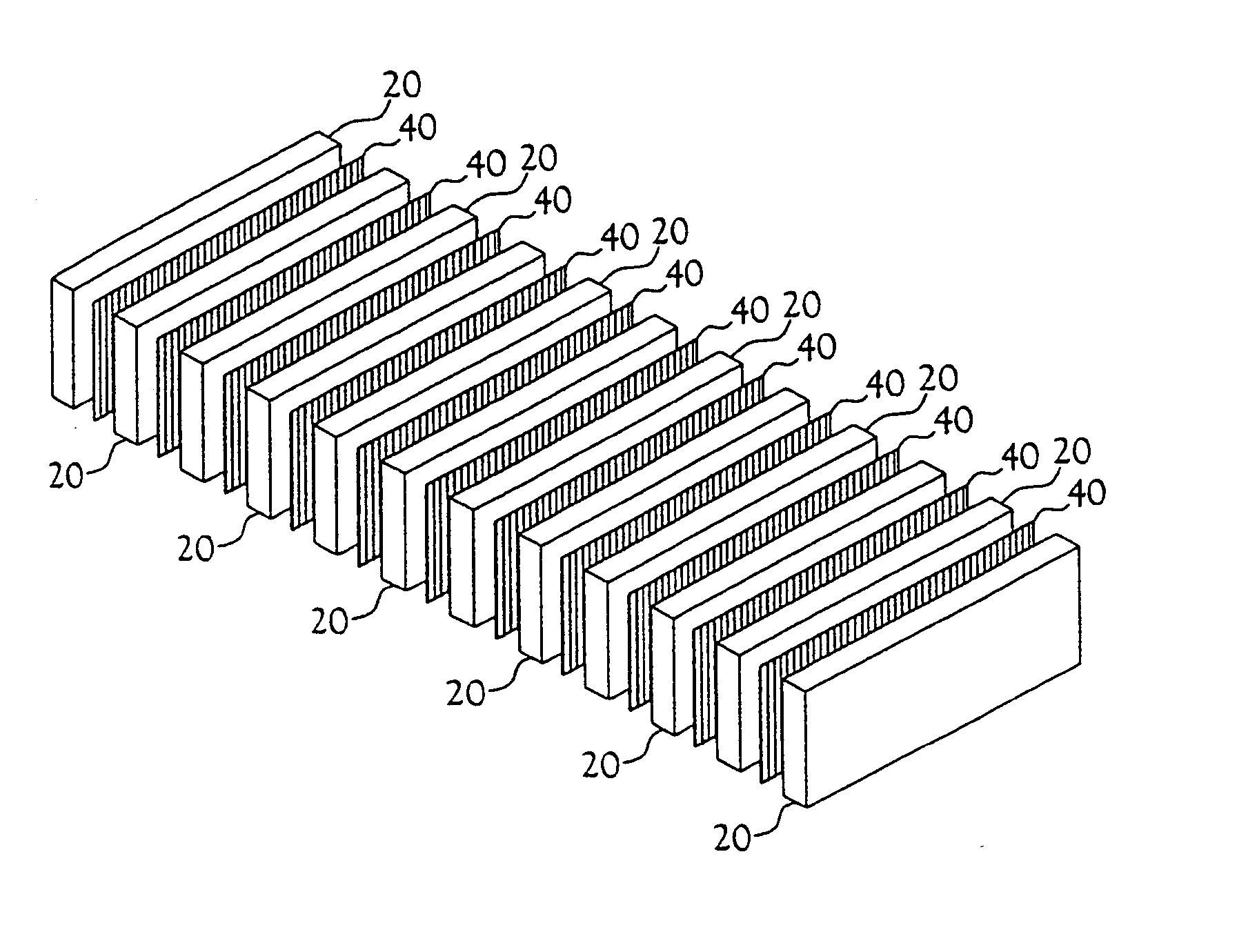 Method for producing a high resolution detector array