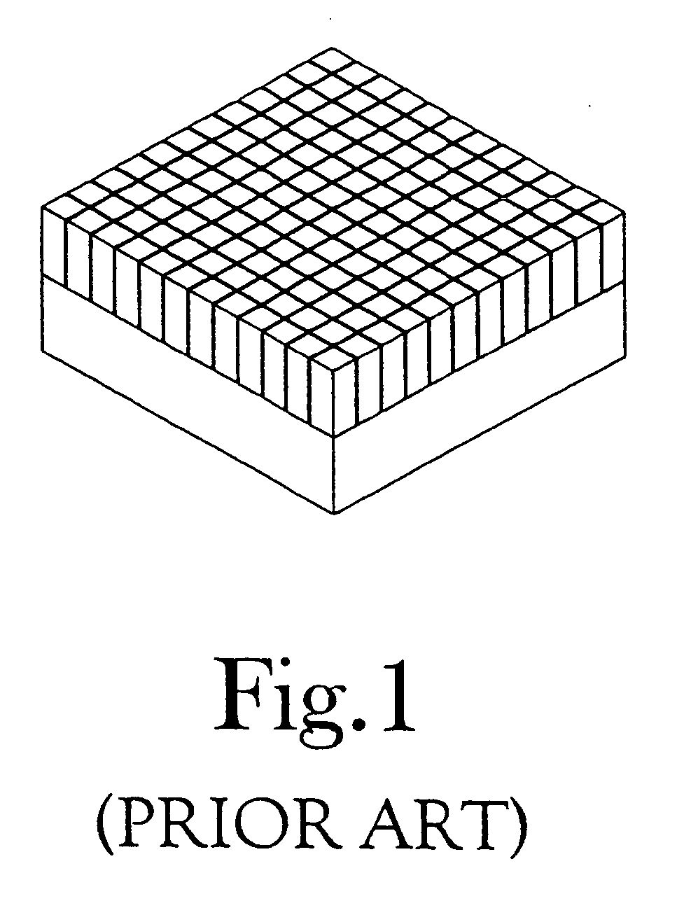 Method for producing a high resolution detector array