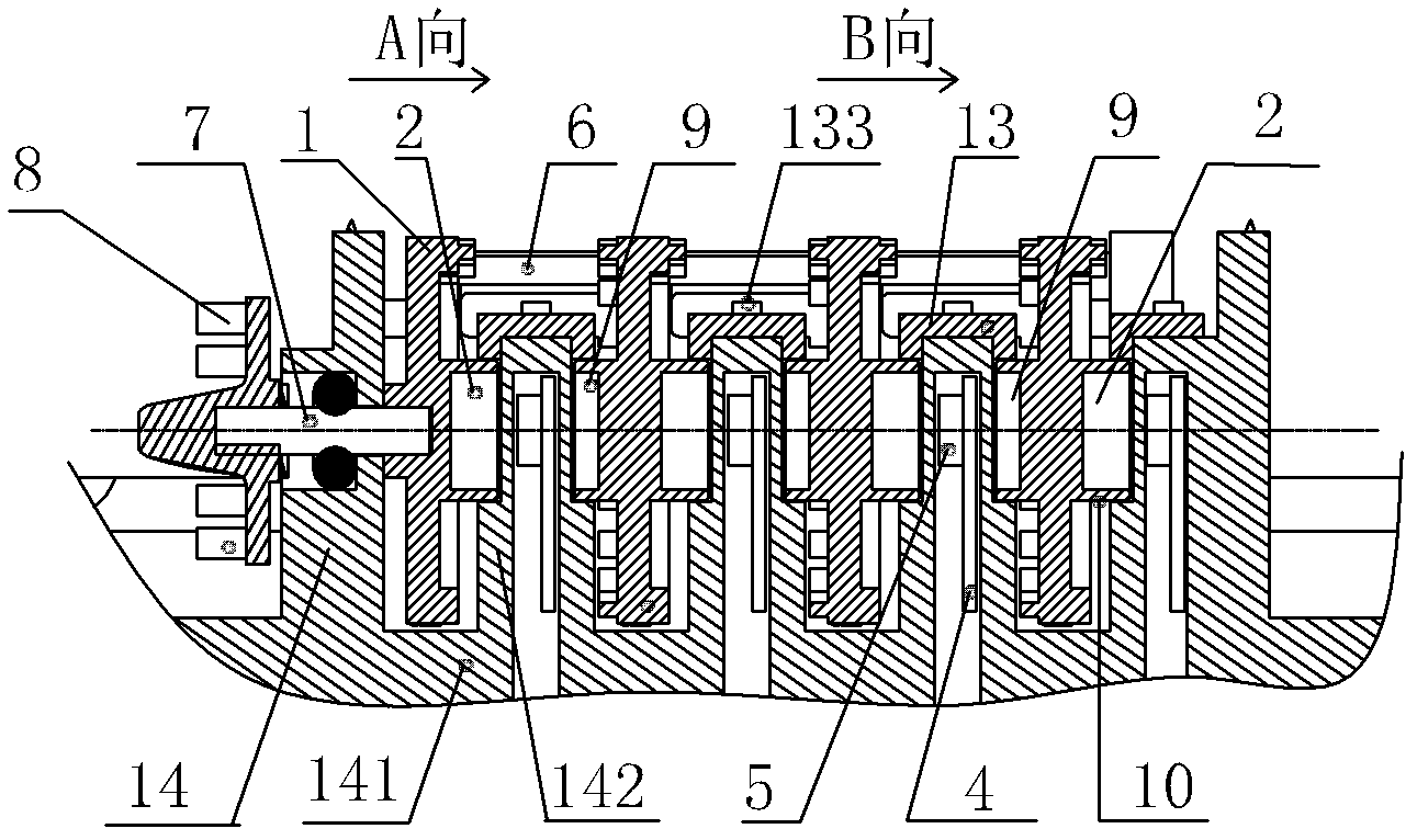 Electronic direct reading counter of meter