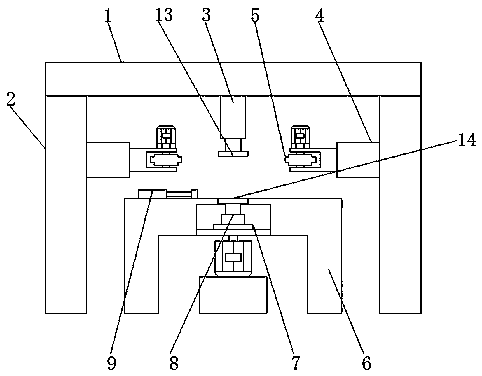 Rope sheave groove pressing machine