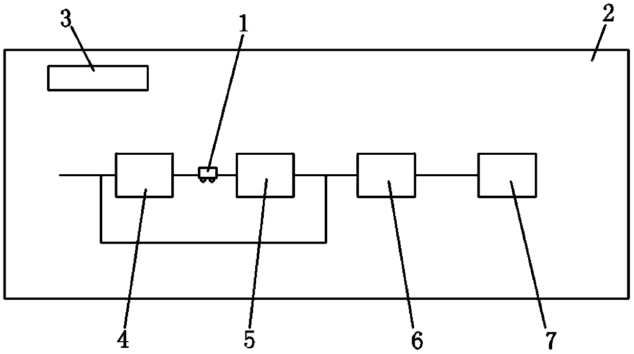 A warehouse logistics delivery system