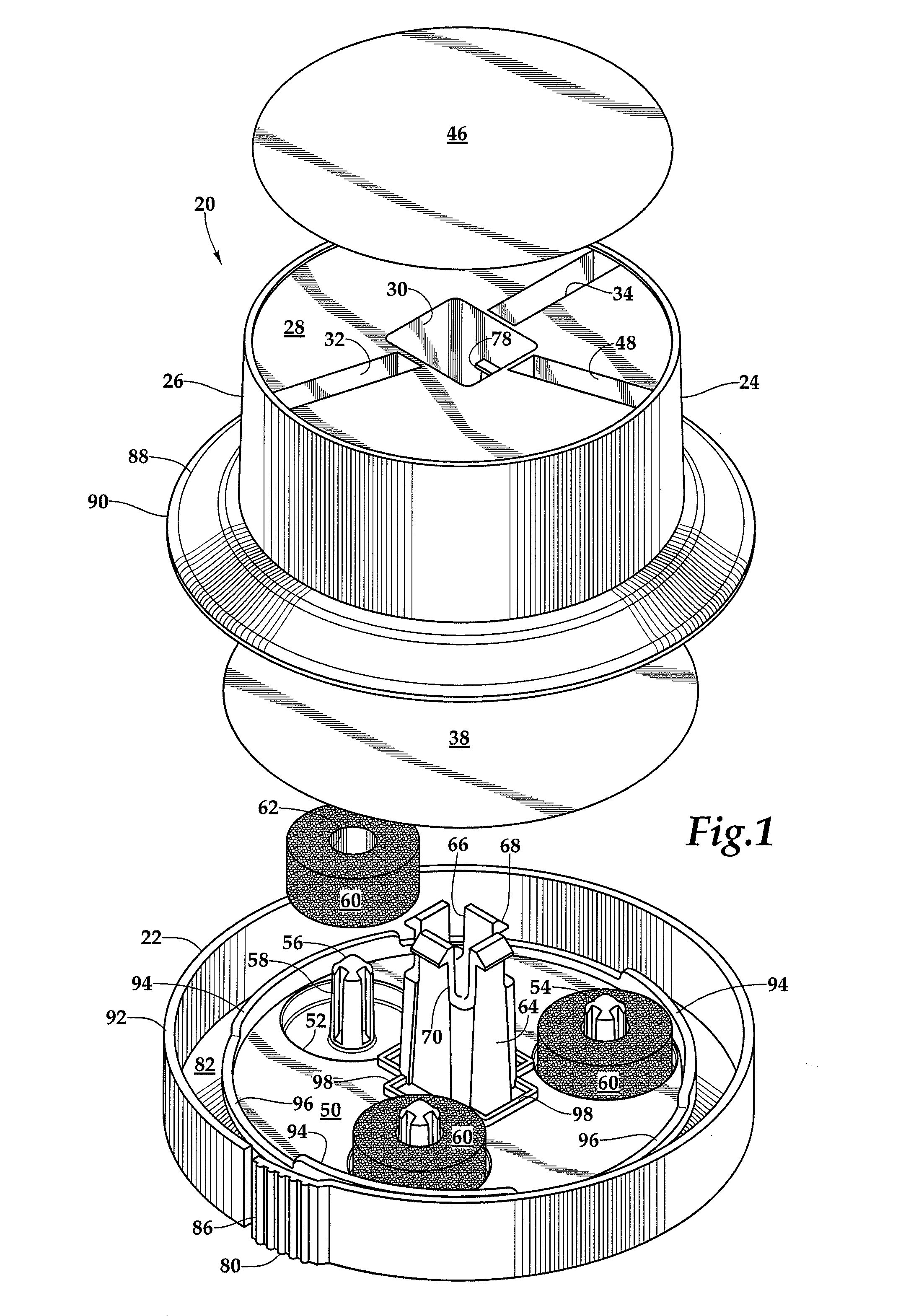 Ant bait dispenser