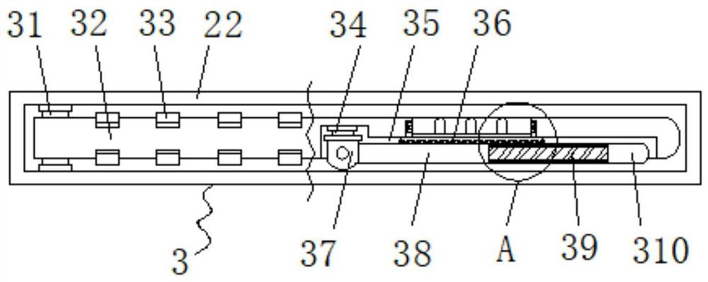 Quick-mounting type modular building curtain wall for interior decoration