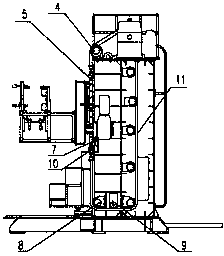 Welding positioner special for upper and lower square butt joint welding seams of excavator movable arms and using method of welding positioner