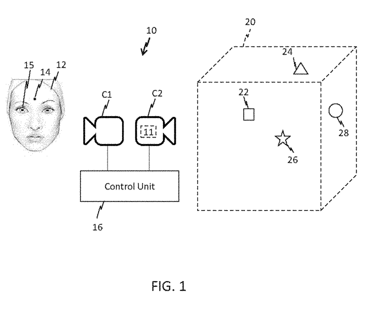 System and method for tracking gaze position