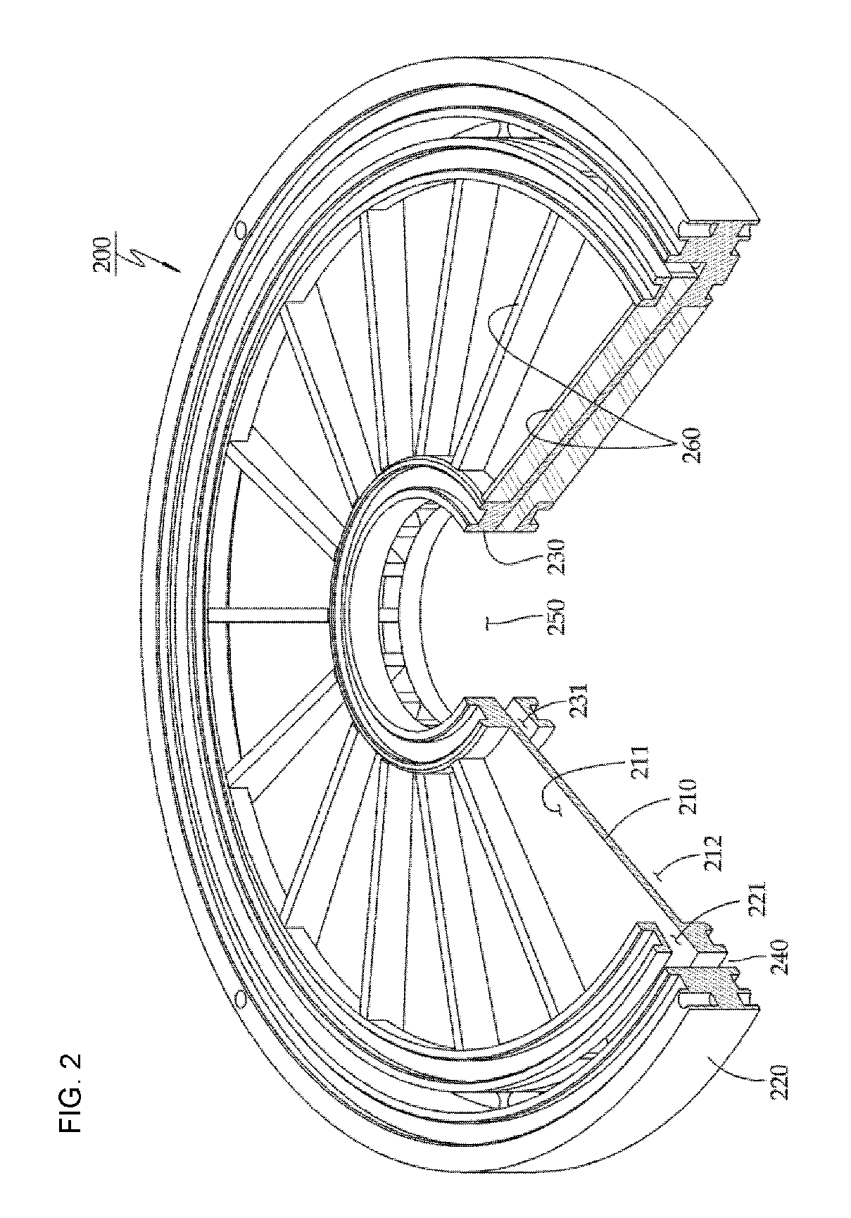 Circular filtering disc and filter device having the same