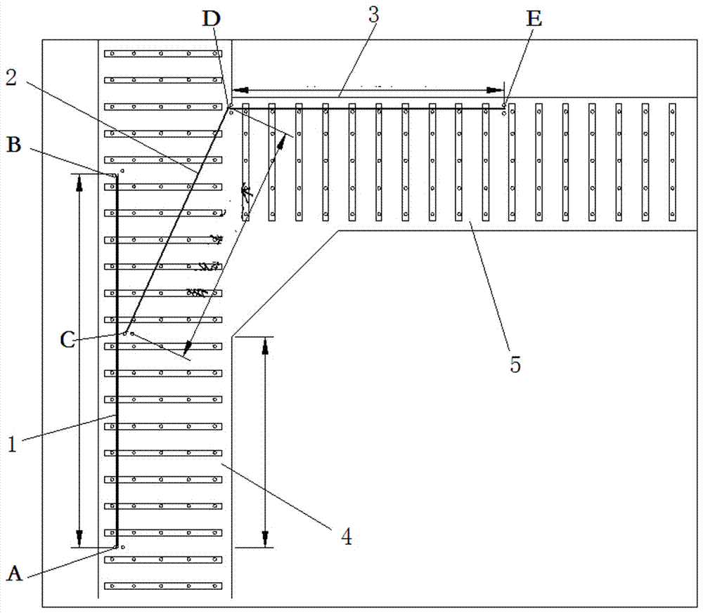 Construction Technology of Turning and Excavating by Hanging and Reloading Machine