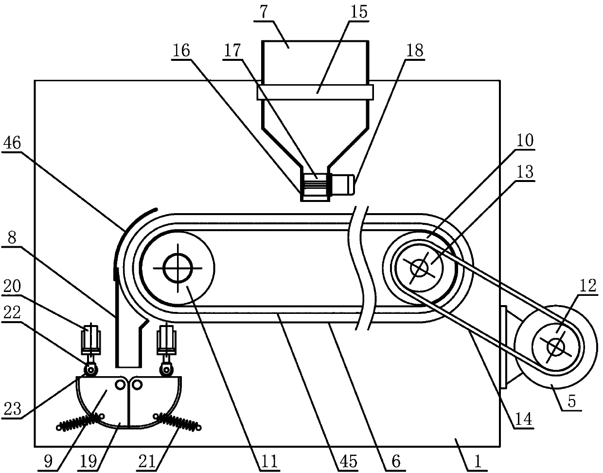 Metering guide mechanism for seed packing