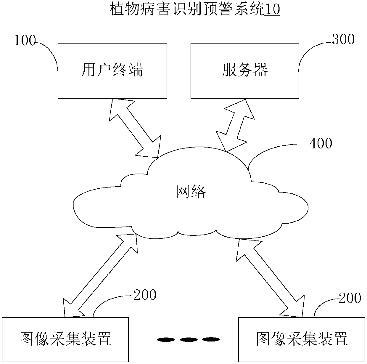 Plant disease recognition and early warning method and device