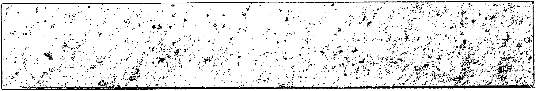 Production process of outer wall tile for naturally stripped surface