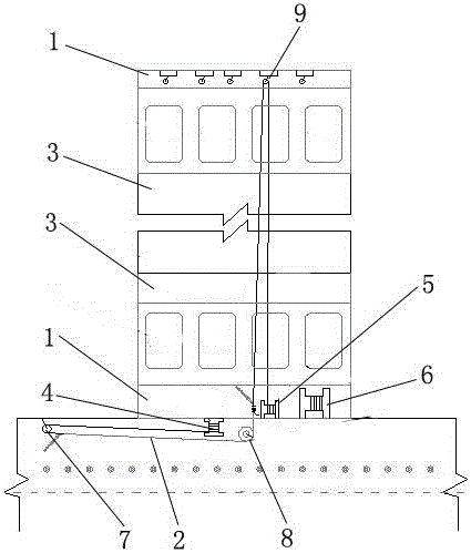 A method for quickly erecting the main cables of a suspension bridge