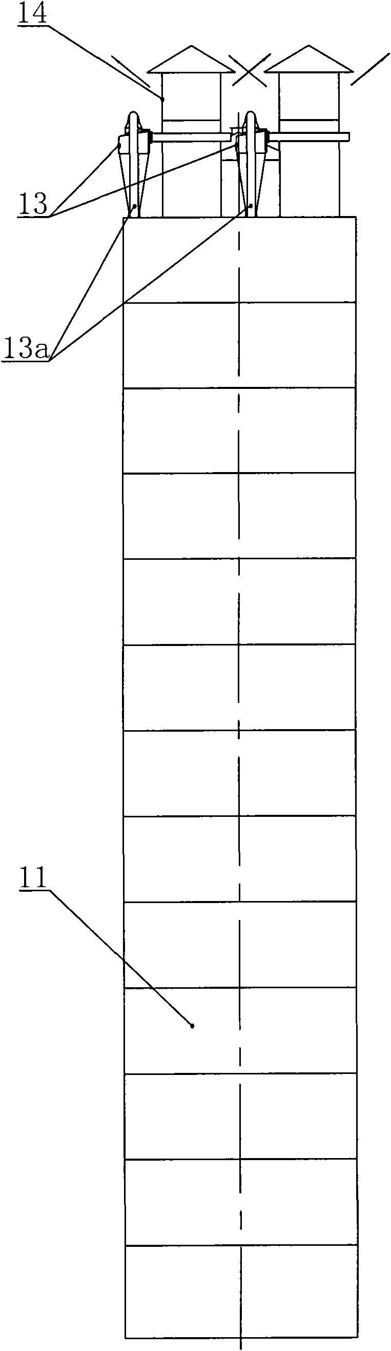 Isobaric grain-drying tower