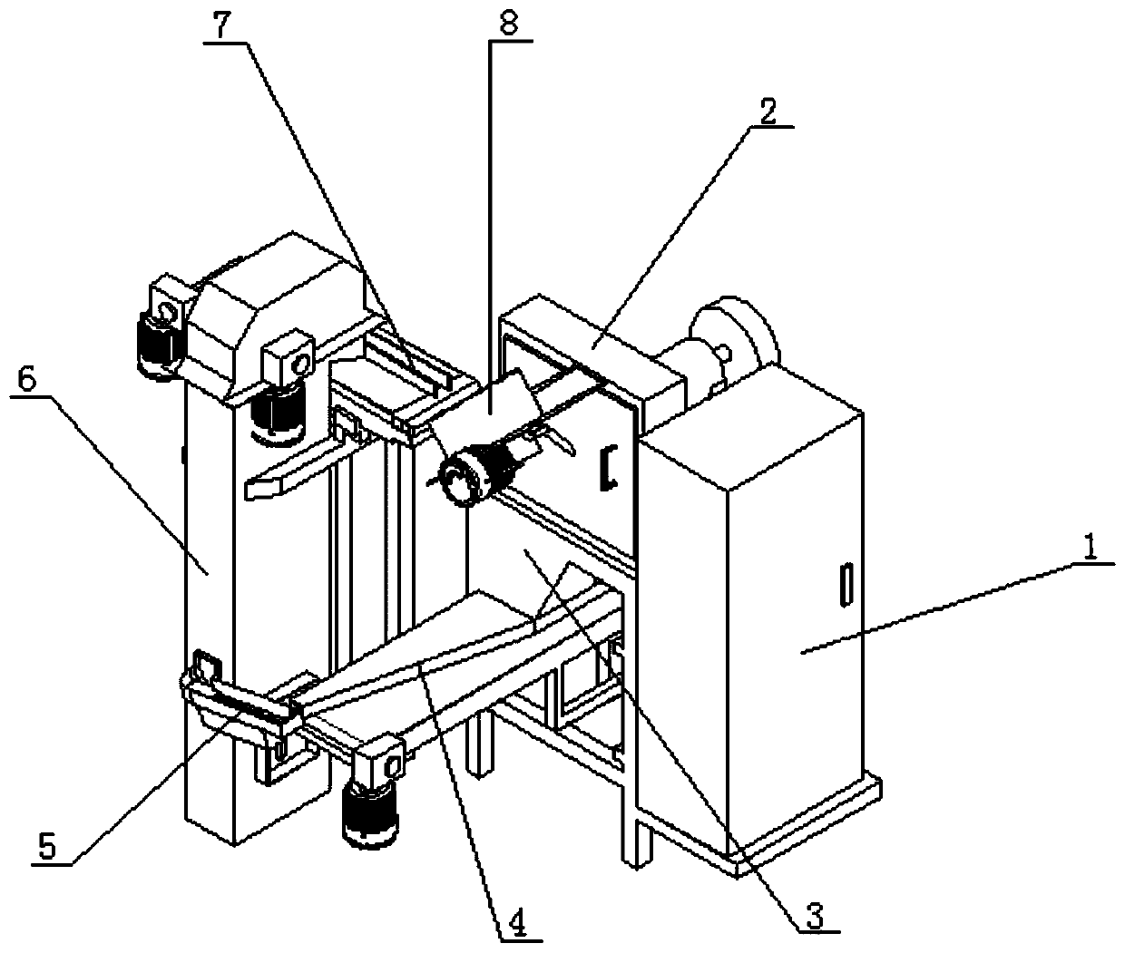 Ceramic ball impact breaking rate testing machine and testing method