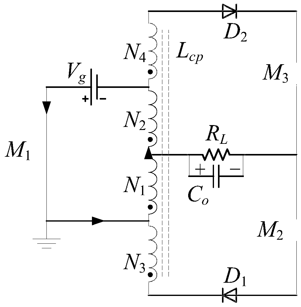 A single-core four-winding high-gain single-stage buck-boost inverter