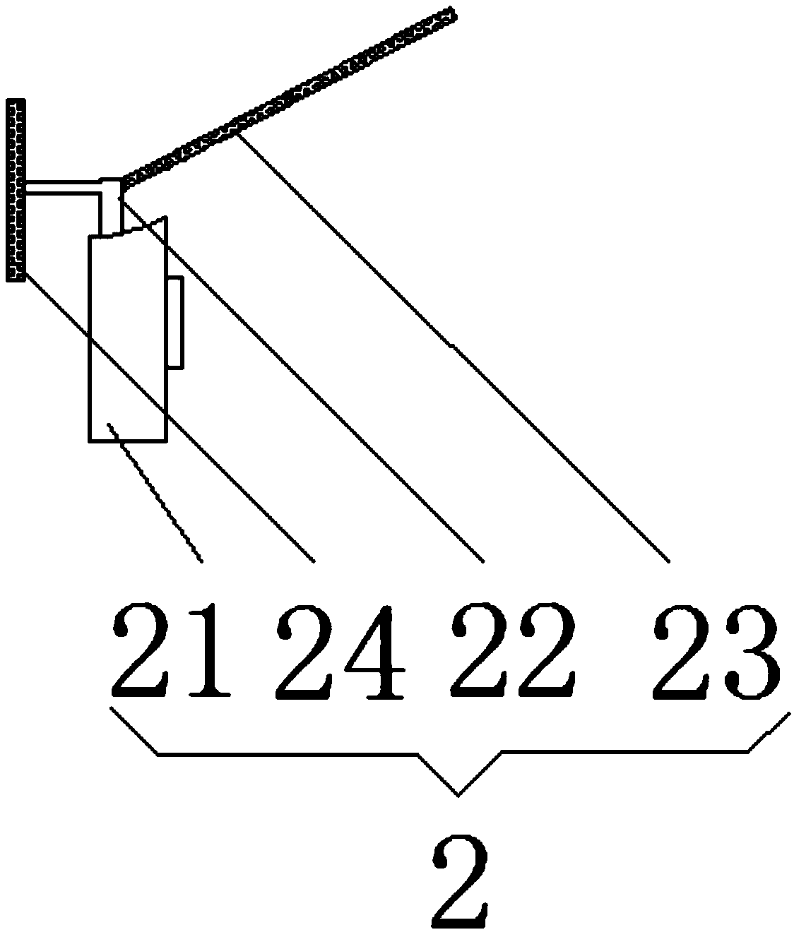 Wood chip drying machine device with secondary drying function