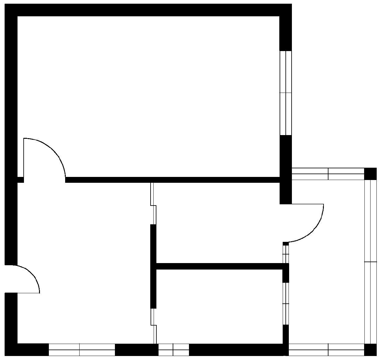 Wall reconstruction method and device