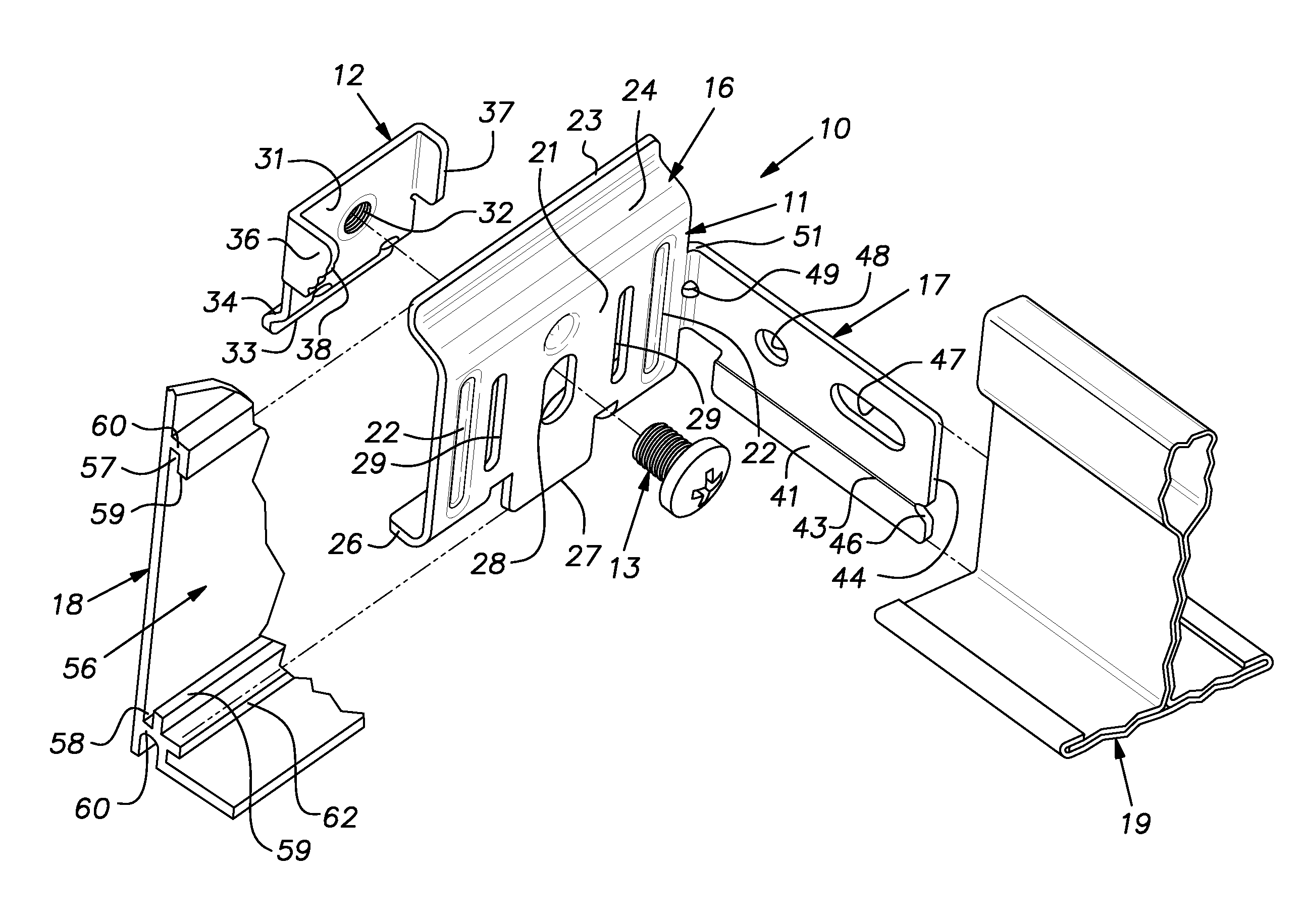 Attachment clip for ceiling grid systems