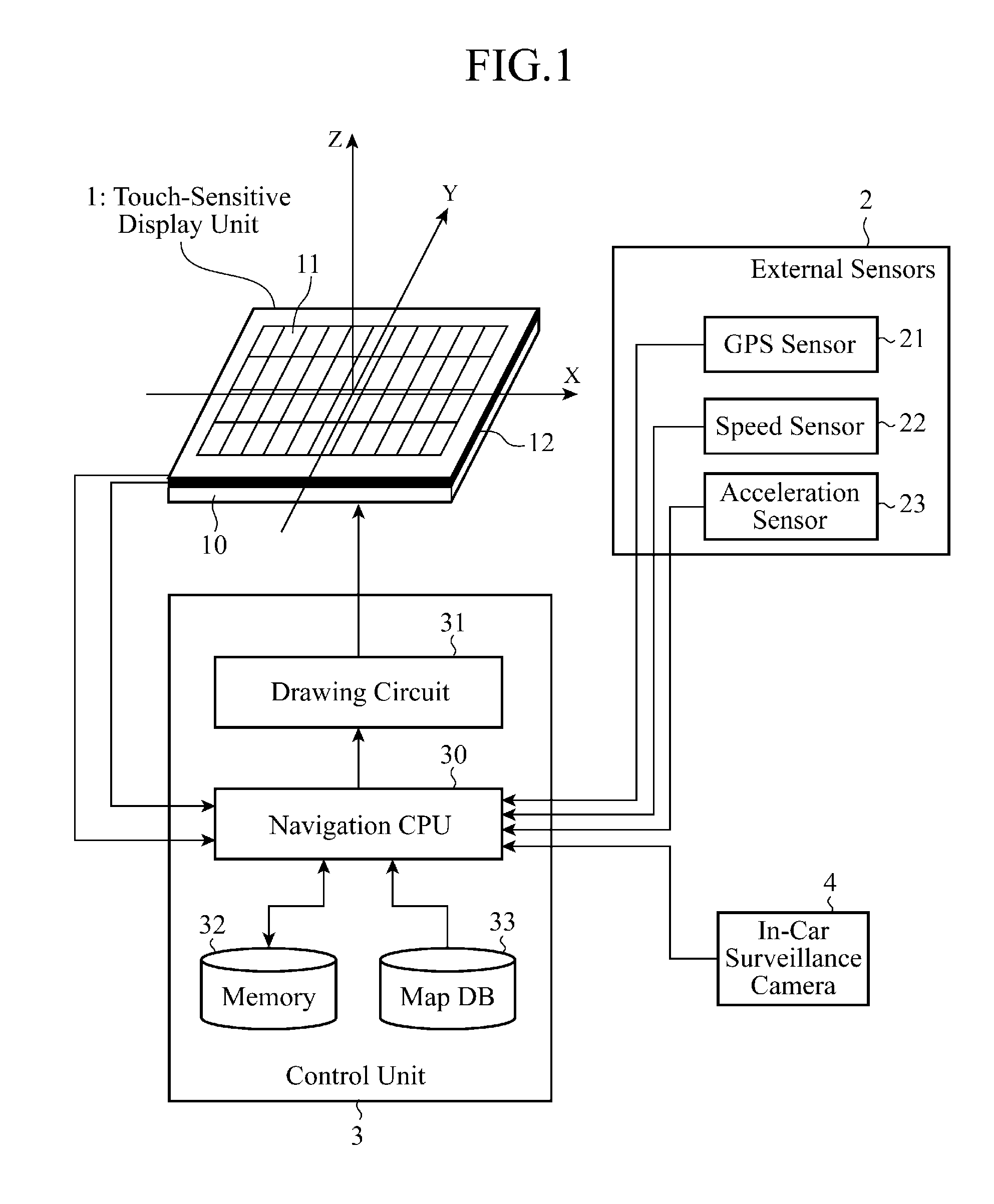 Display input device