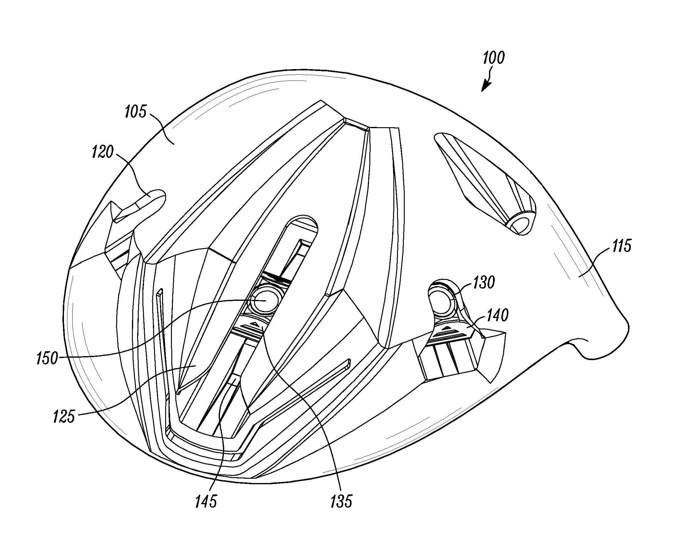 Multi-track adjustable golf club