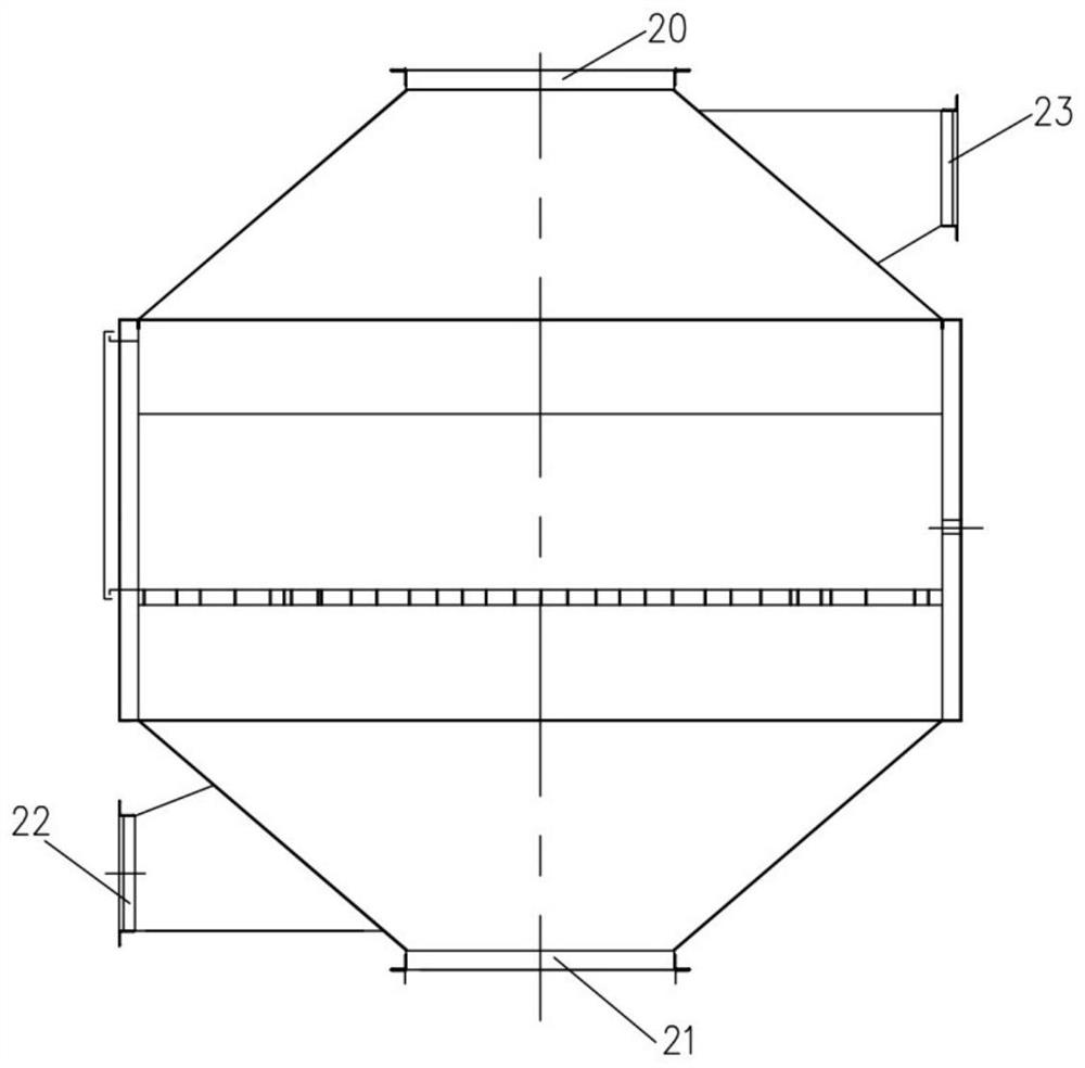 Adsorption and catalytic oxidation energy-saving system applied to waste gas treatment and control method