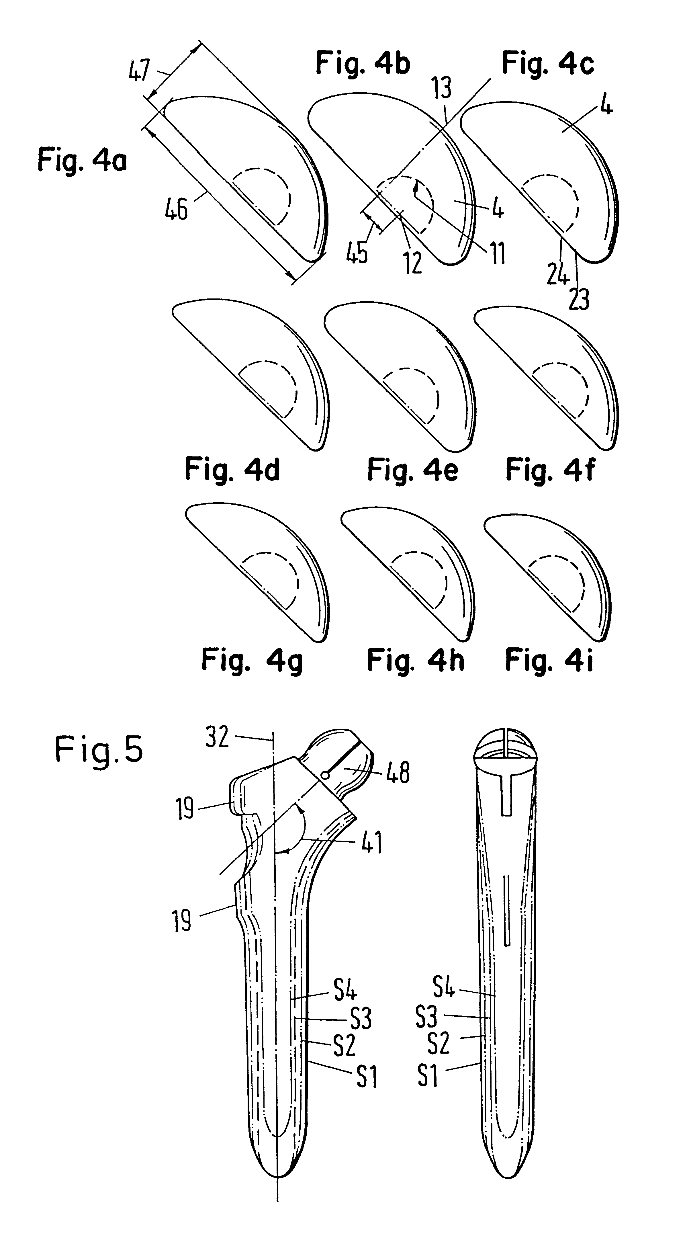 Modular system for shaft prostheses