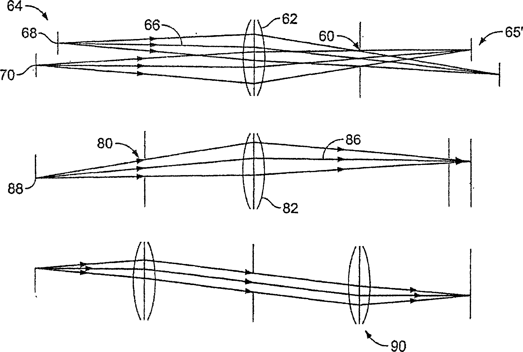 Solid state light engine optical system