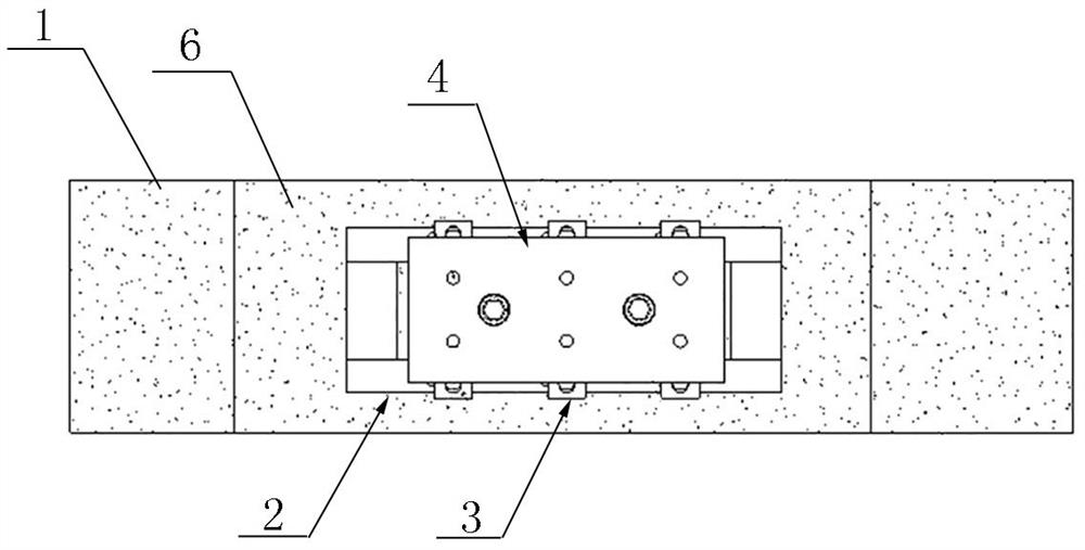 Adjustable foundation structure of modular building and construction method of adjustable foundation structure