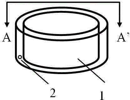 Method for measuring surface tension coefficient of liquid by injecting liquid into round tank