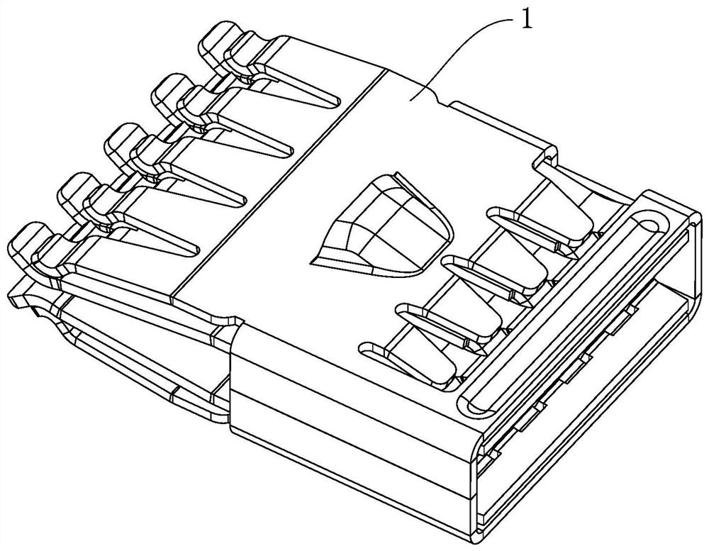 A chip contact socket structure