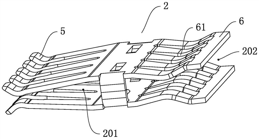 A chip contact socket structure