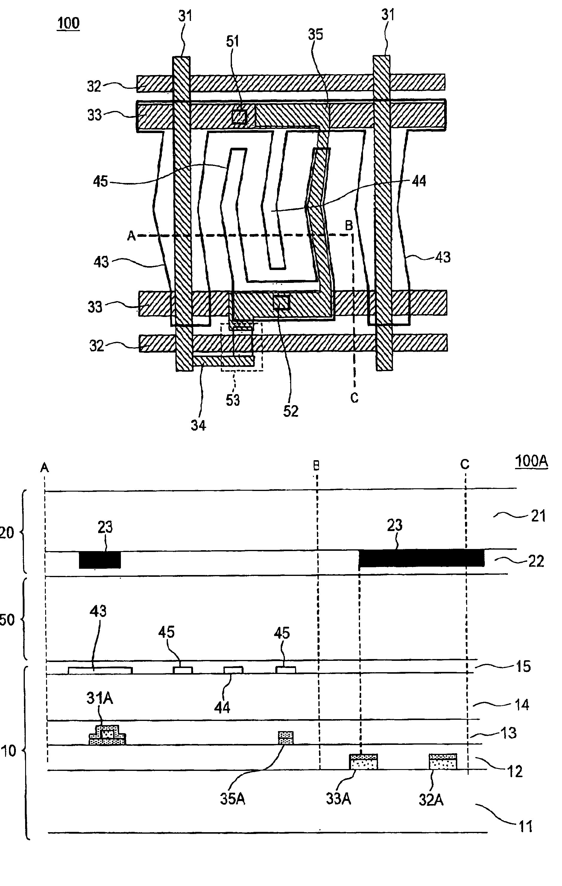 Liquid crystal display device having a higher contrast ratio